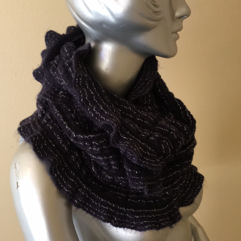 Nine West Ruffled Infinity Scarf - Picture 4 of 8